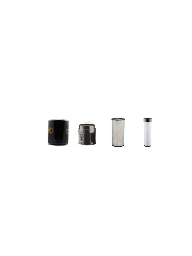 WEIDEMANN 4004 D/P Filter Service Kit Air Oil Fuel Filters w/Perkins 1004-40T Eng.   YR  2000-