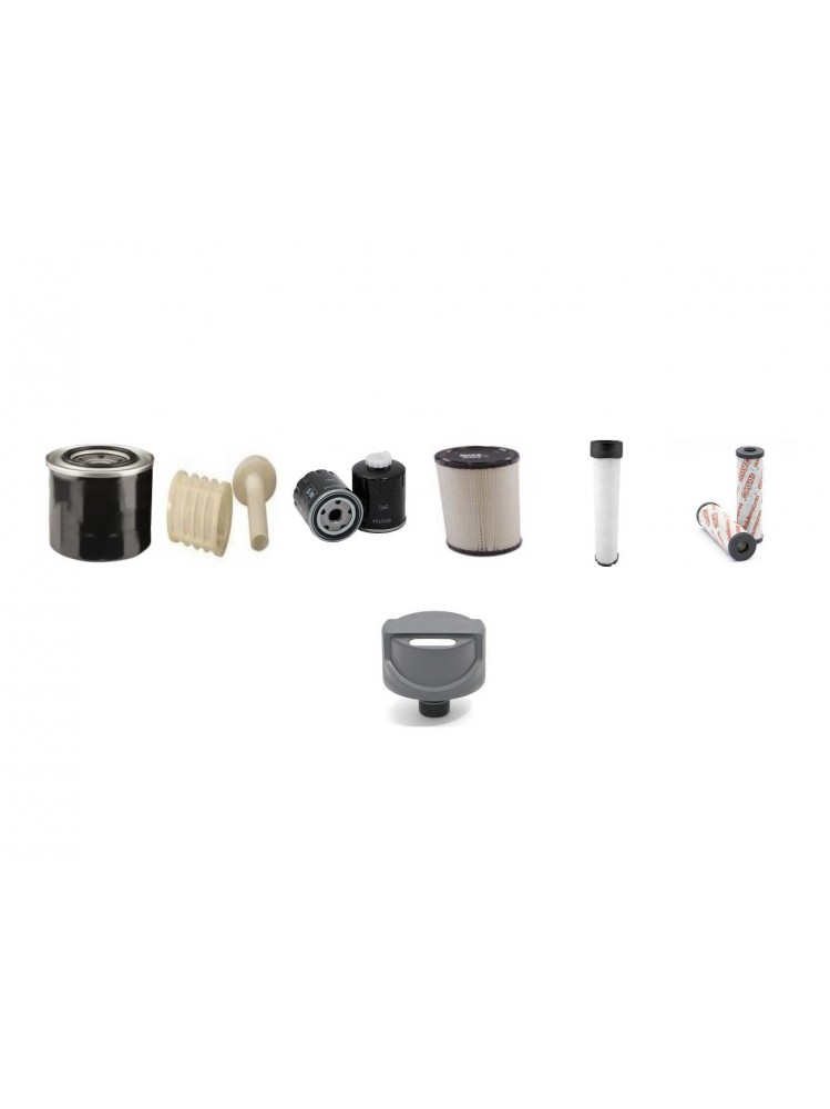 WEIDEMANN T 4512CC40 Filter Service Kit w/Yanmar 3Tnv84T Eng.