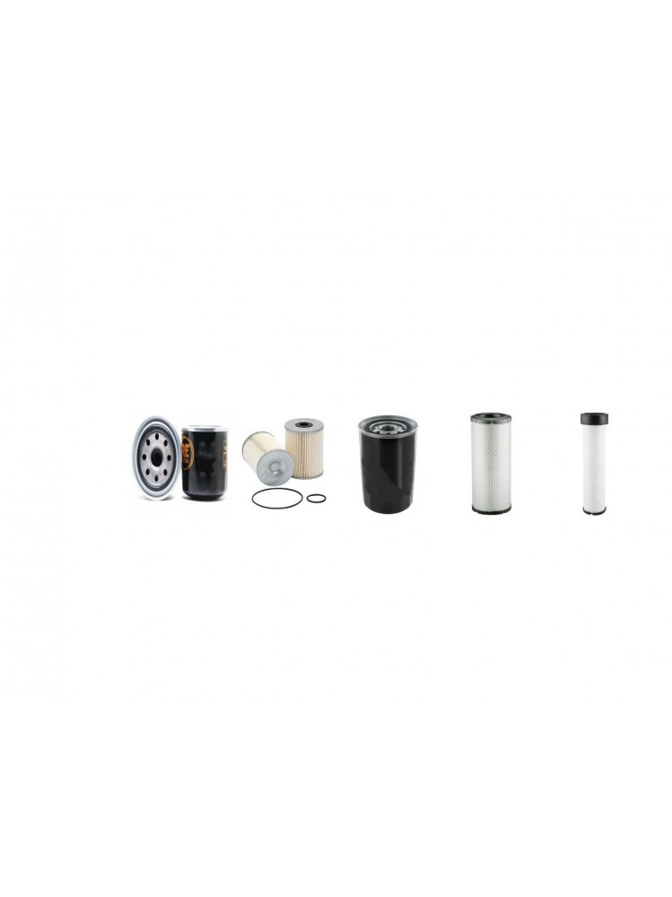 YANMAR SV 100-2 Filter Service Kit Air Oil Fuel Filters w/Yanmar 4TNV98CT-VBV Eng.   YR  2014-