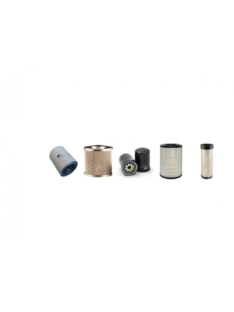 KUBOTA M 126 X Filter Service Kit Air Oil Fuel Filters w/Kubota V 6108-TI-CRS Eng.   YR  2009-