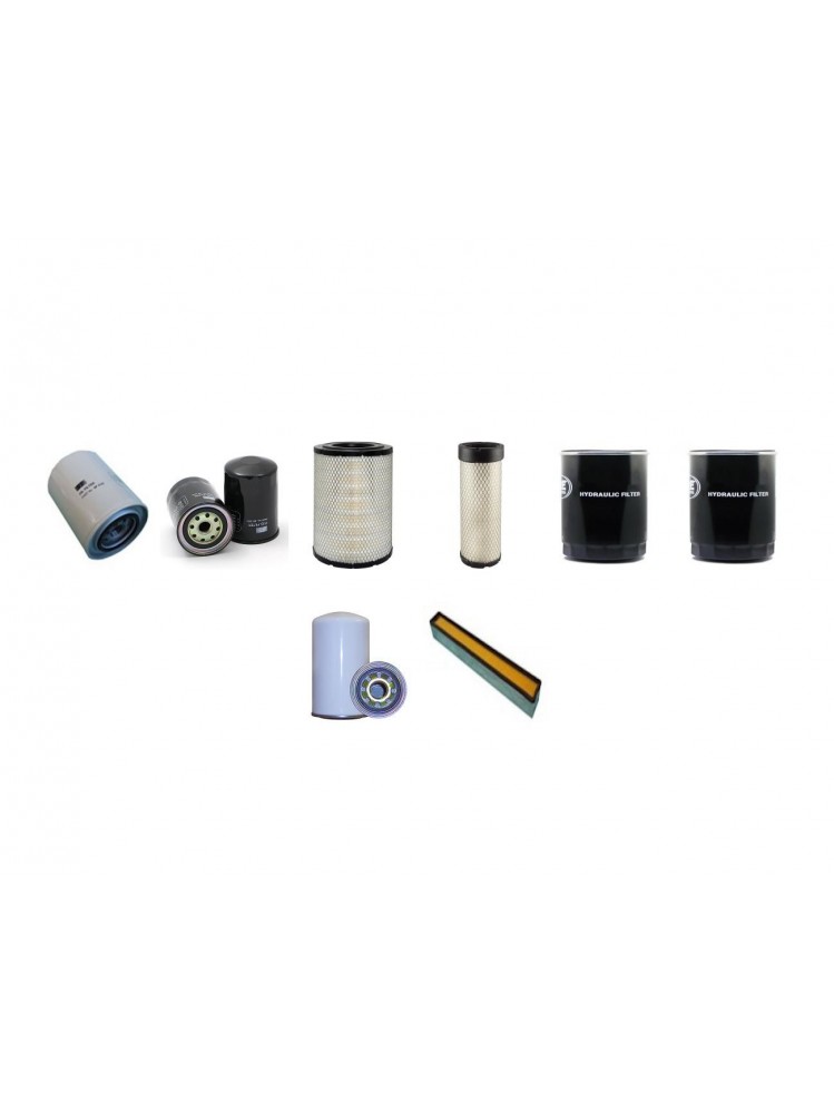 KUBOTA M 128 XDT-C  Filter Service Kit w/Kubota F5802-TE2-AFQ Eng. SN   50481- YR  2006- 125 CH