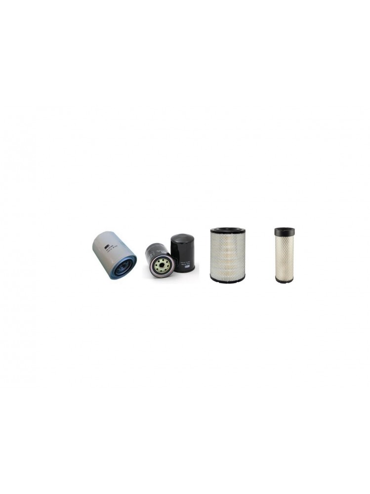 KUBOTA M 128 XDT-C  Filter Service Kit Air Oil Fuel Filters w/Kubota F5802-TE2-AFQ Eng. SN   50481- YR  2006- 125 CH