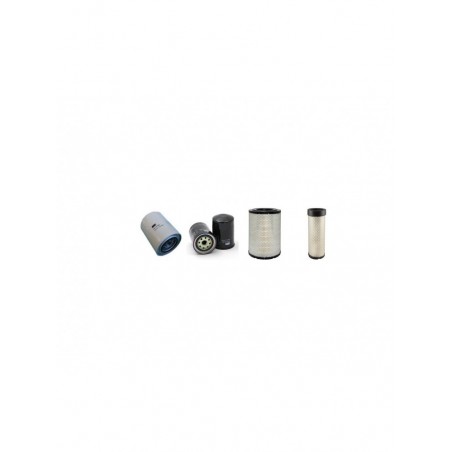 KUBOTA M128 XDT-C Filter Service Kit Air Oil Fuel Filters w/Kubota F5802-TE2-AFQ Eng. SN 50481- YR 2006- 125 CH