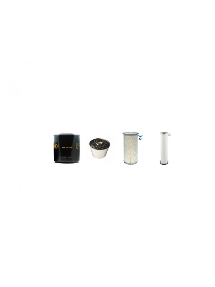 MASSEY FERGUSON MF 698T Filter Service Kit Air Oil Fuel Filters w/Perkins AT4.236 Eng.