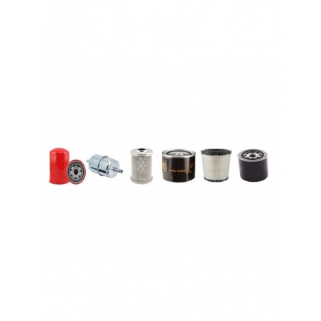 Cushman Turf Truckster Filter Service Kit with Perkins 10310 Engine Air wo fins