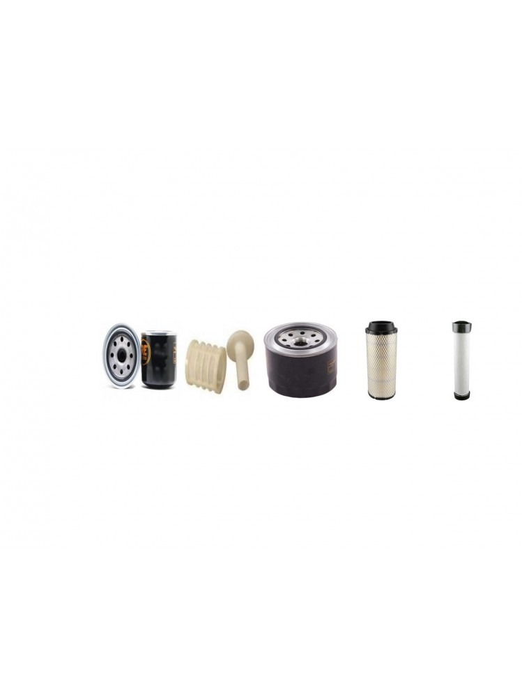 HAKO CITYMASTER 1200 Classic Filter Service Kit Air Oil Fuel Filters w/Yanmar 4TNV88 Eng.