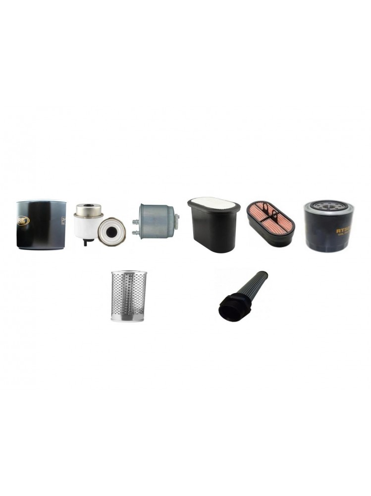 THWAITES 6T / 9T Dumper Filter Service Kit w/JCB Engine 1000hr