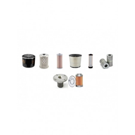 HITACHI ZX19U-5 Filter Service Kit w/Yanmar 3TNV70 Eng. SN 30001- YR 2015-