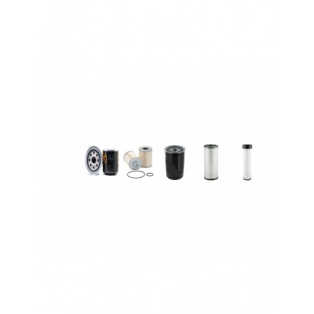 KOMATSU PC80MR-5 Filter Service Kit Air Oil Fuel Filters w/KOMATSU 4D98E-5SFB Eng. SN F50003- YR 2018