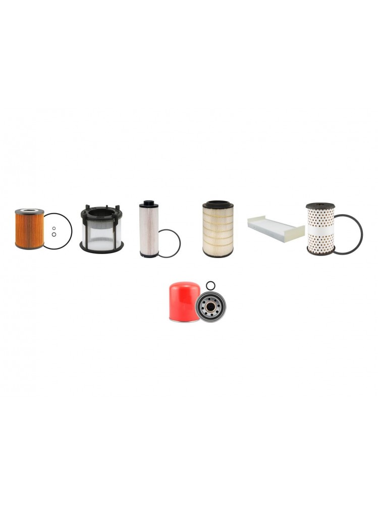 ERF ECM 12.36 MTP4 Filter Service Kit w/MAN D2866 Eng.   YR  09.02- 360 CH