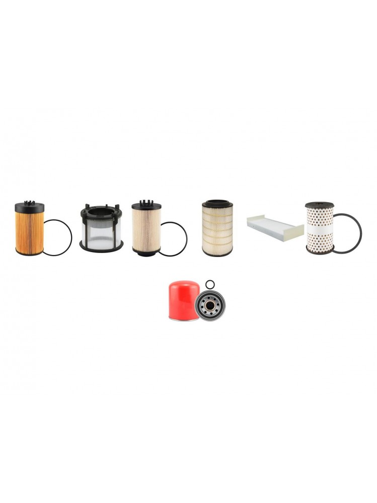 ERF ECT 10.35 MT/MTL/ST/DB/DT/RDB Filter Service Kit w/MAN D2066LF03 Eng.   YR  06.05- 350 CH