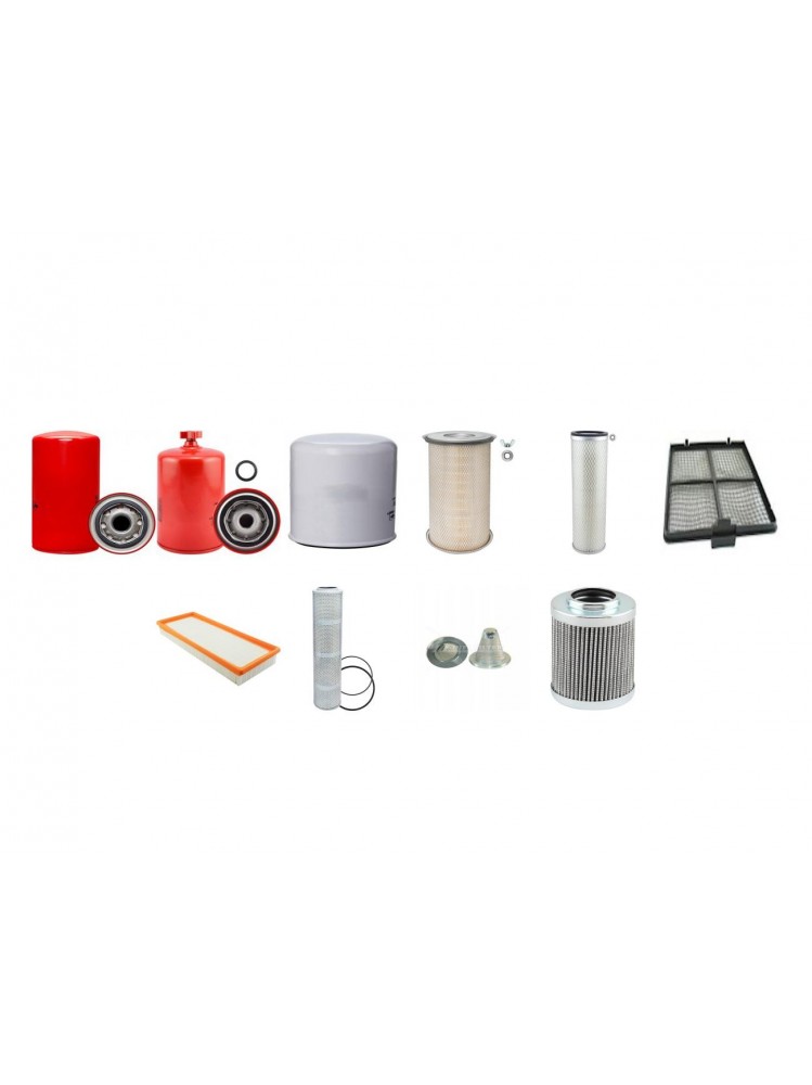 HITACHI EX 165 W Filter Service Kit w/Cummins 6BT5.9 Eng.   YR  05.99-12.02