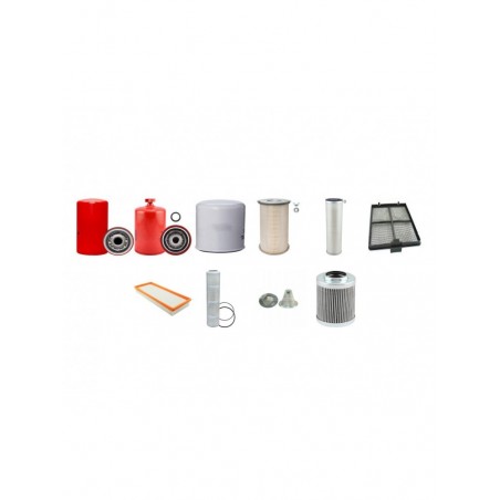 HITACHI EX165 W Filter Service Kit w/Cummins 6BT5.9 Eng. YR 05.99-12.02