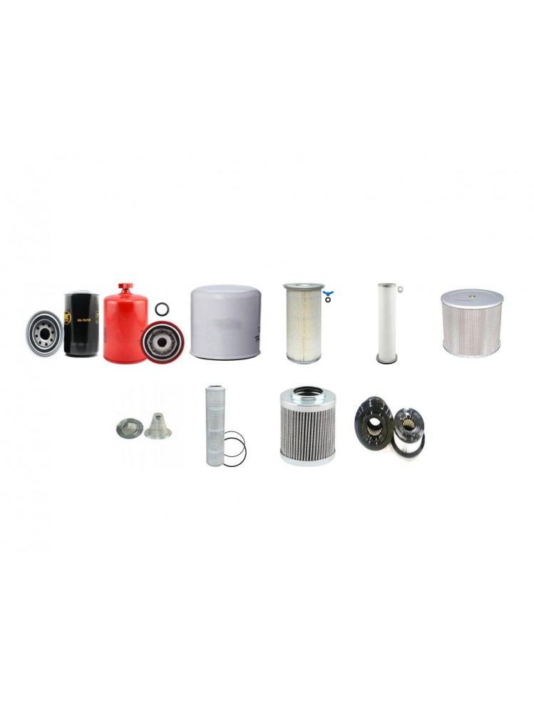 HITACHI FH 130-3 Filter Service Kit w/Cummins 4BT3.9 Eng.