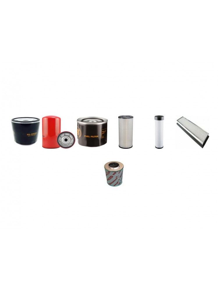 FIAT KOBELCO E 135 SRLC Filter Service Kit w/Isuzu  Eng.   YR  03-