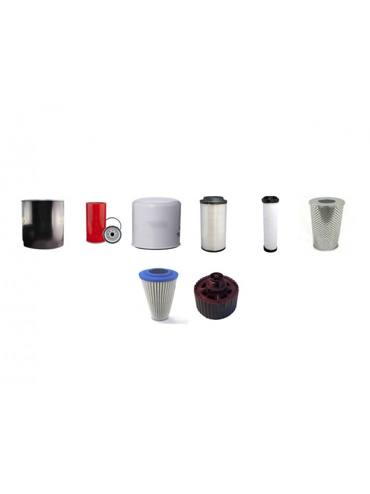 HAMM 3414 P/HT/PHT Filter Service Kit w/Deutz BF4M2012 Eng. SN  H 1600000- YR  2004-