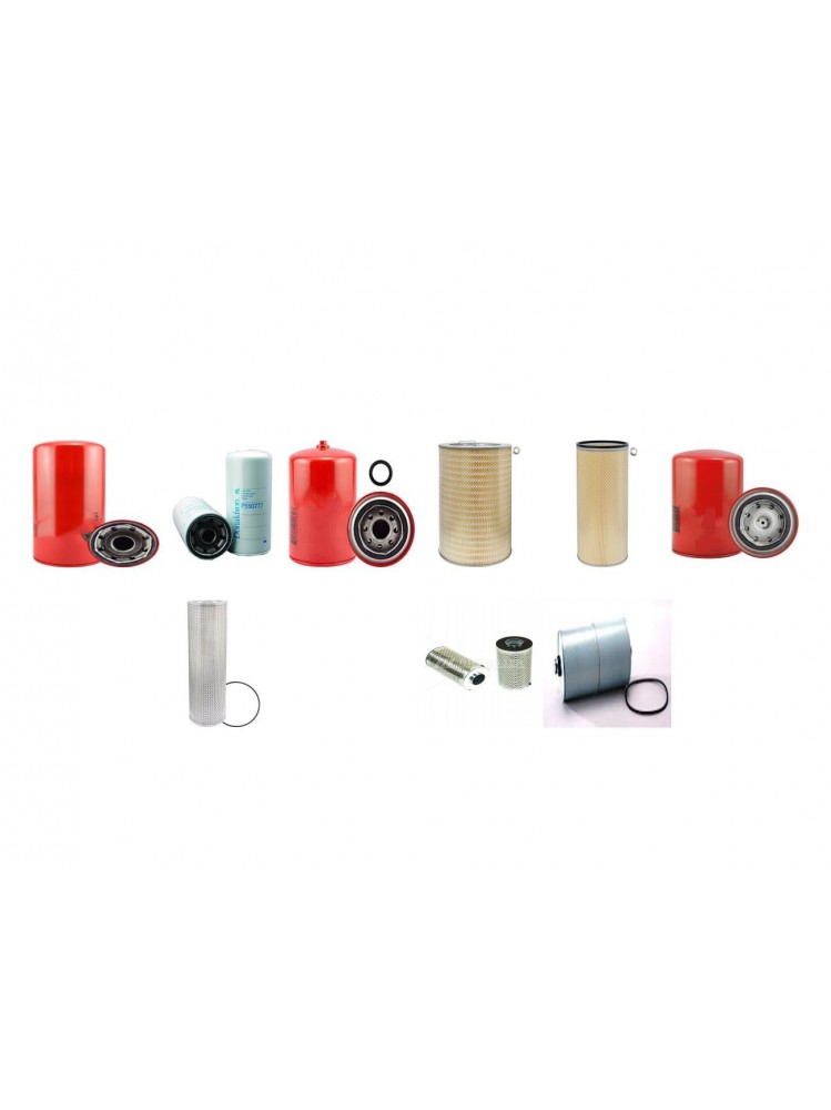 HITACHI EX 1800-2 Filter Service Kit w/Cummins KTA19C Eng.