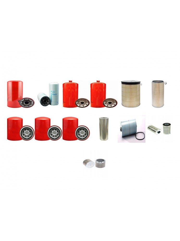 HITACHI EX 2500 Filter Service Kit w/Cummins KTA25C Eng.