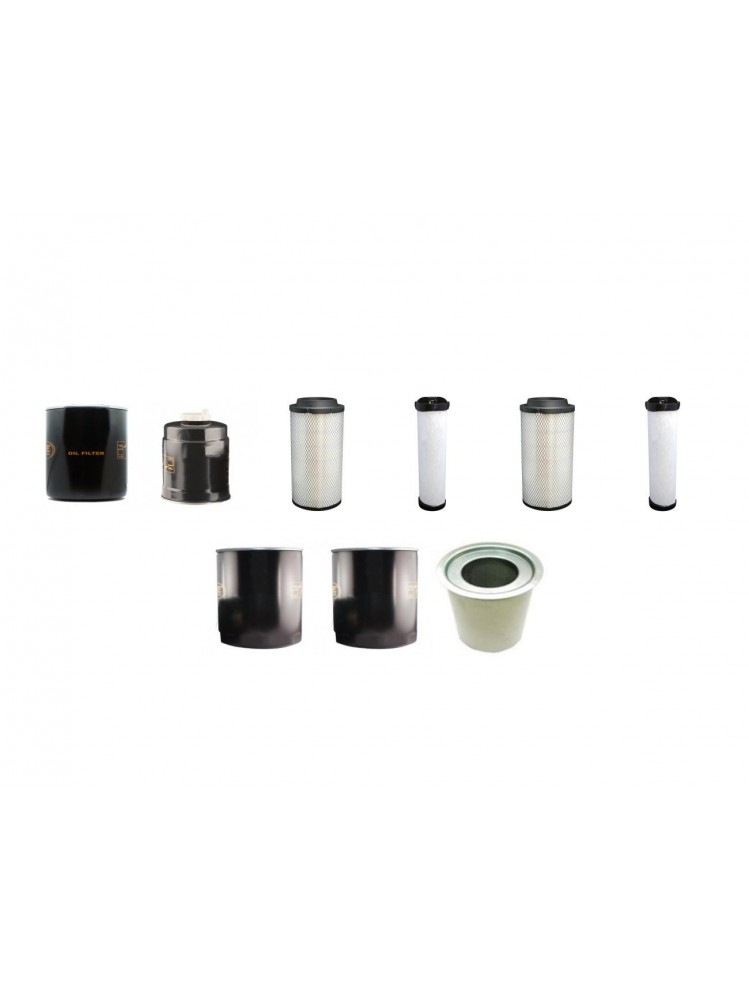 INGERSOLL RAND P 380 WP Filter Service Kit w/Perkins AB50575 Eng.