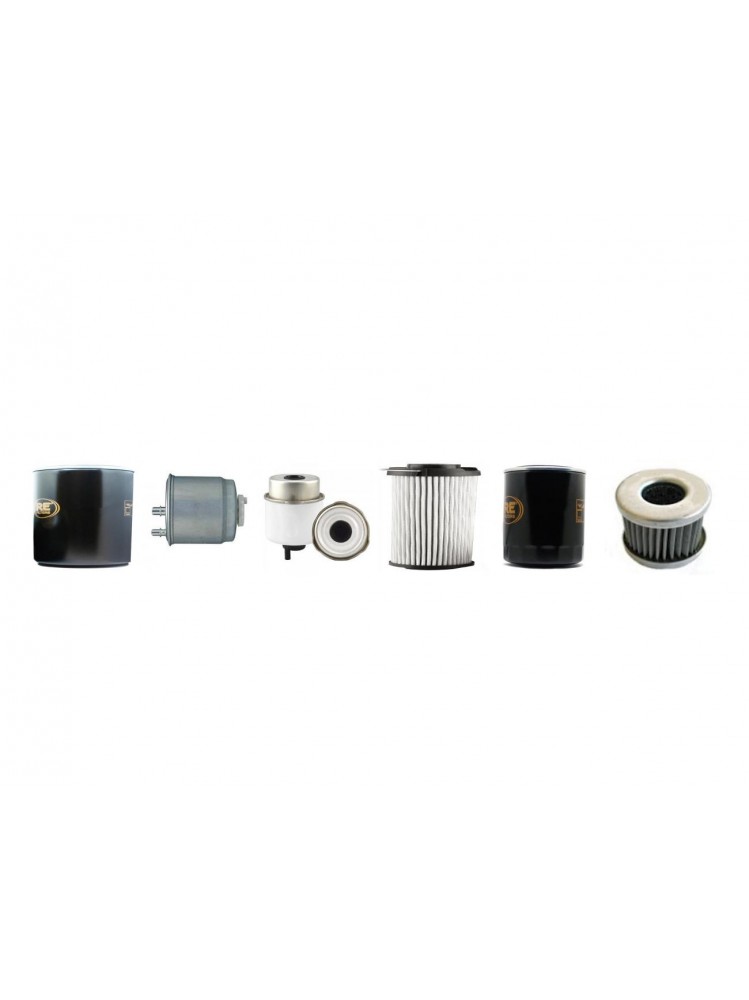 JCB 8025 (ZTS) Filter Service Kit w/JCB  Eng.   YR  2012-