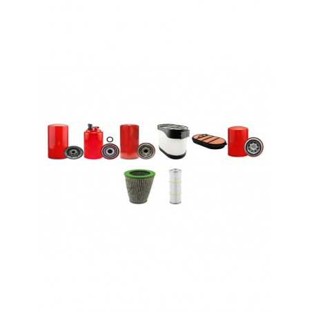 JCB FASTRAC 8250 Filter Service Kit w/Cummins QSC Eng. SN 113800-1138660