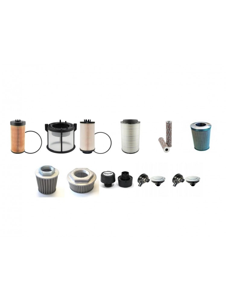 KASSBOHRER PB 600 POLAR Filter Service Kit w/MERCEDES OM460LA Eng.   YR  2006- 490 CH