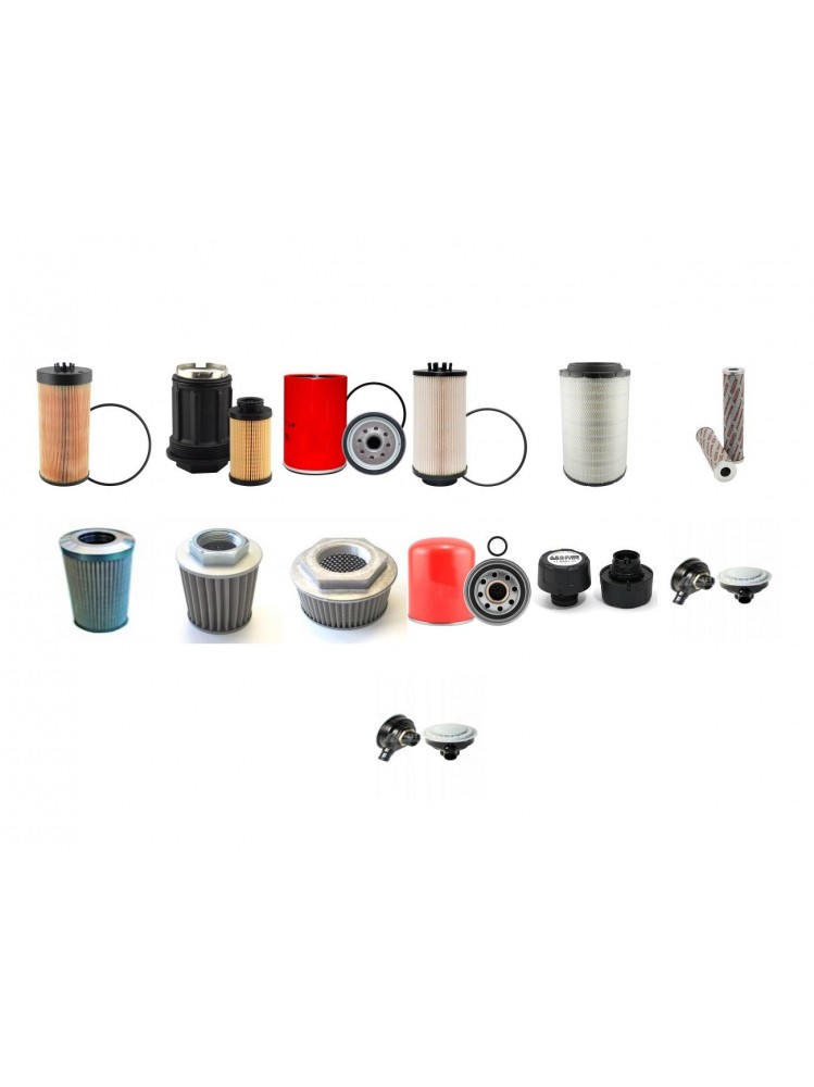 KASSBOHRER PB 600 SCR BLUE IQ Filter Service Kit w/MERCEDES OM460LATIER4I Eng.   YR  2014- 455 CH