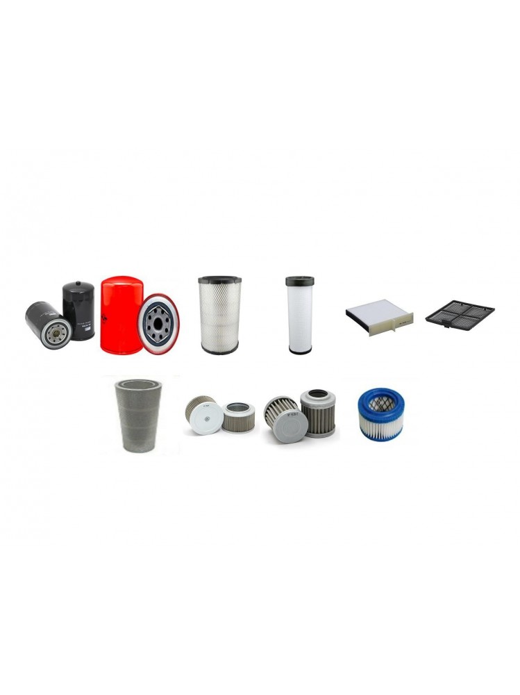 KOBELCO SK 210-6E Filter Service Kit w/Mitsubishi 6D34-TLU2D Eng. SN  YN08-35145 YR  -2005