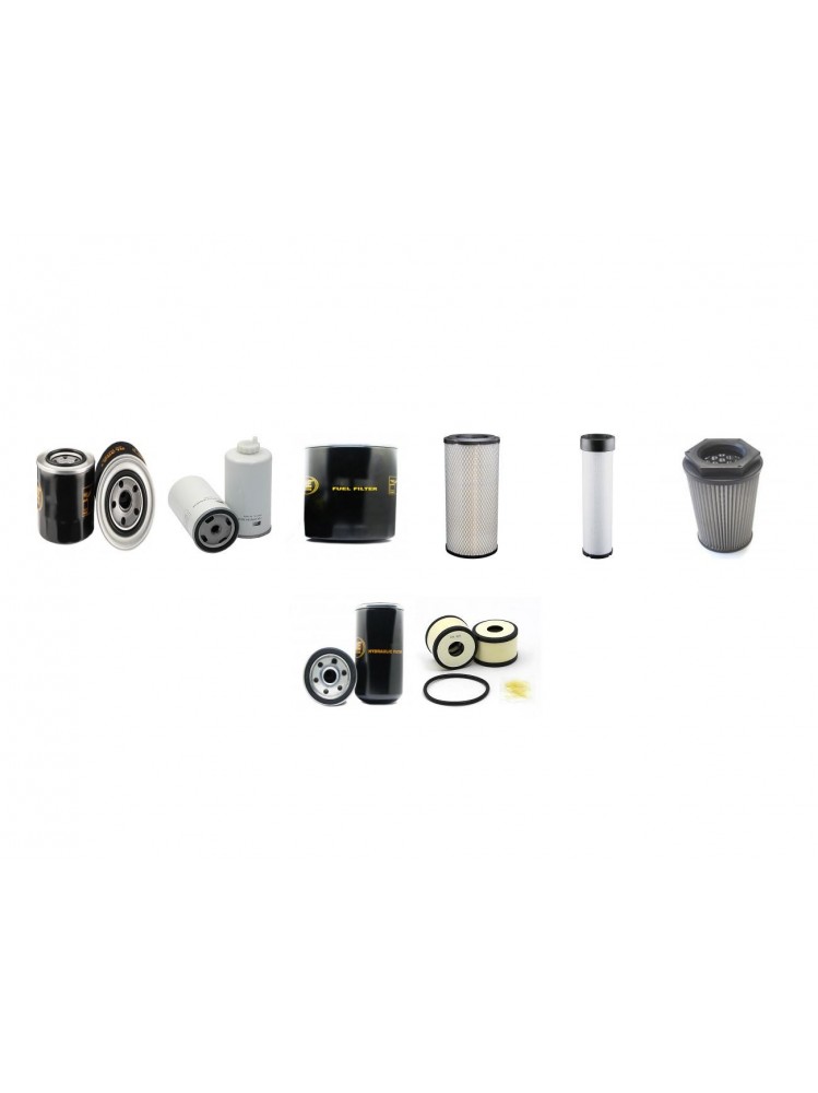 AUSA D 1000 APG PLUS Filter Service Kit w/Kubota V3800CRTIR4V Eng.   YR  2015