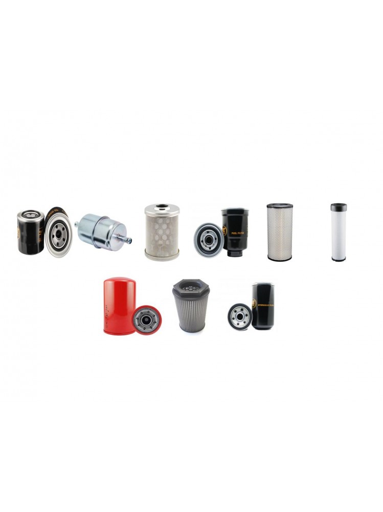 AUSA D 600 APG Filter Service Kit w/Kubota V3600T-EU2 Eng.   YR  2012-