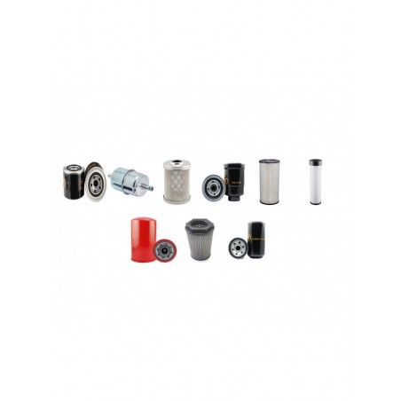AUSA D 600 APG Filter Service Kit w/Kubota V3600T-EU2 Eng.   YR  2012-