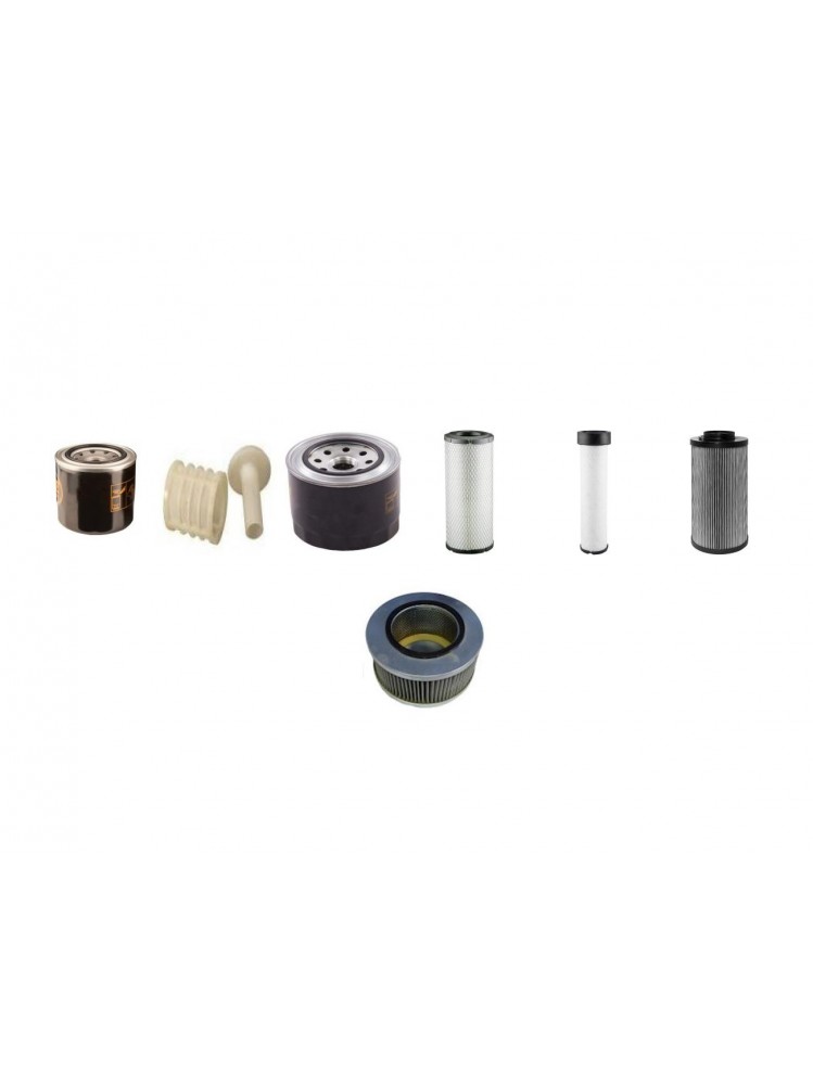 KOMATSU PC 75 R-2 HD Filter Service Kit w/KOMATSU 4D98E2XFB Eng. SN  22E5210500- YR  2005-