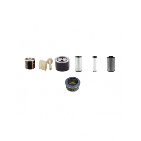 KOMATSU PC75R-2HD Filter Service Kit w/KOMATSU 4D98E2XFB Eng. SN 22E5210500- YR 2005-