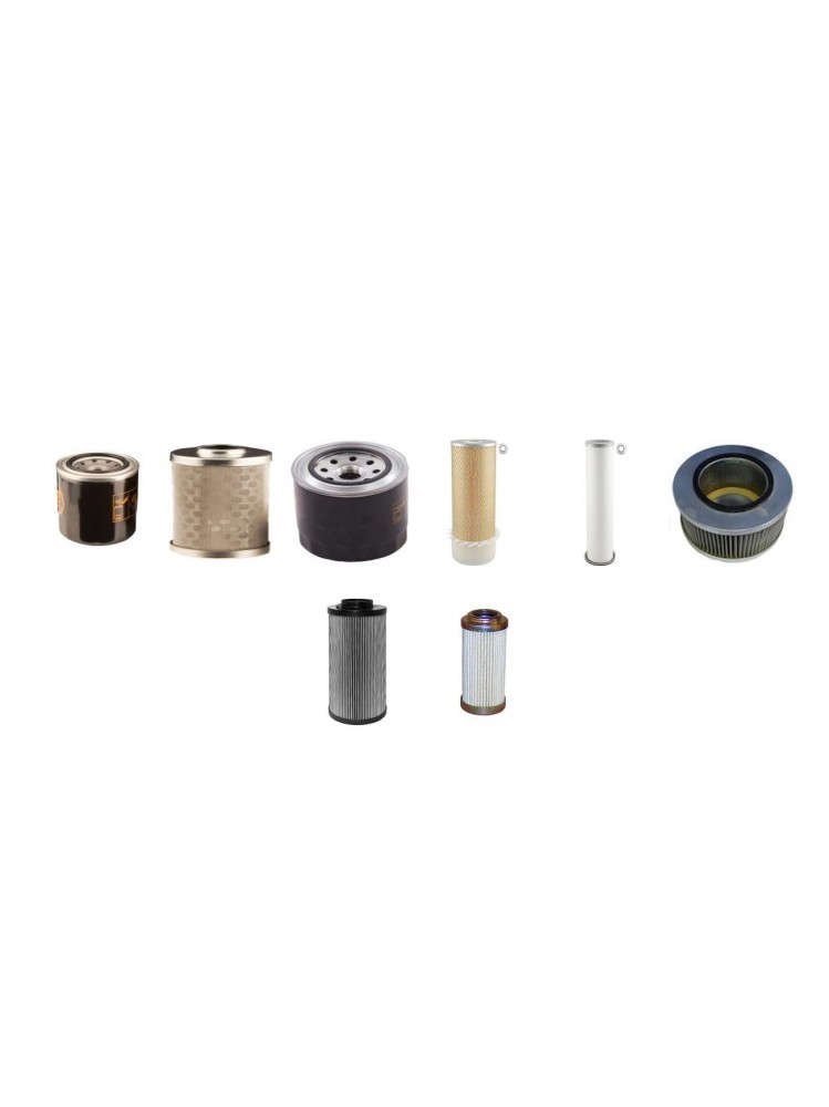 KOMATSU PC 75-1 Filter Service Kit w/KOMATSU 4D98E-1FB Eng.