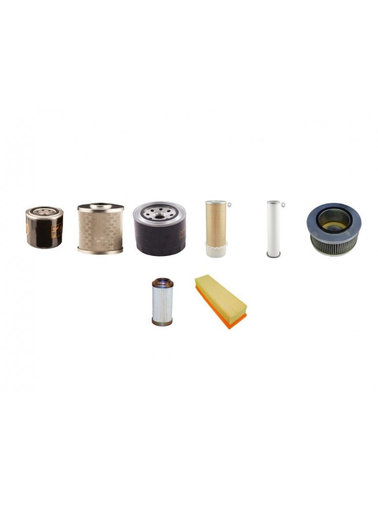 KOMATSU PW 75 Filter Service Kit w/KOMATSU 4D98E-1FB Eng.