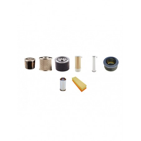 KOMATSU PW75 Filter Service Kit w/KOMATSU 4D98E-1FB Eng.