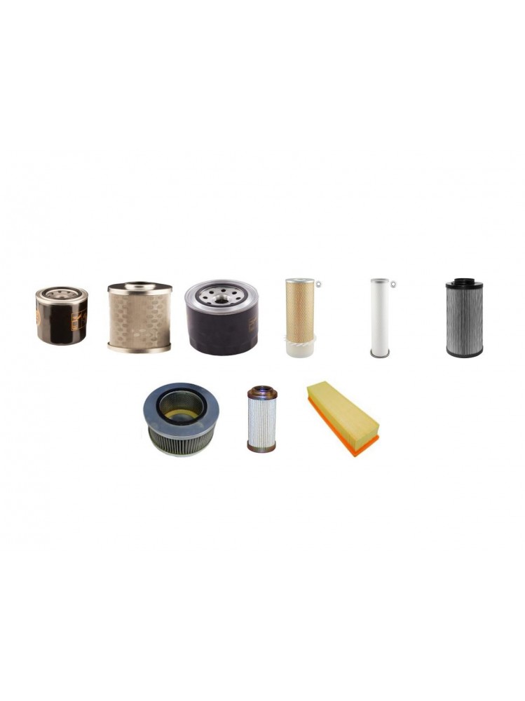 KOMATSU PW 75 R-2 Filter Service Kit w/KOMATSU 4D98-E1FB Eng. SN  22E0200001-