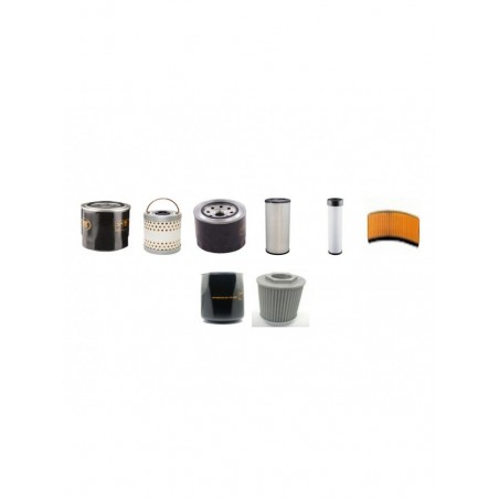 KOMATSU WB98A-2 Filter Service Kit w/Yanmar Eng. YR 2004-