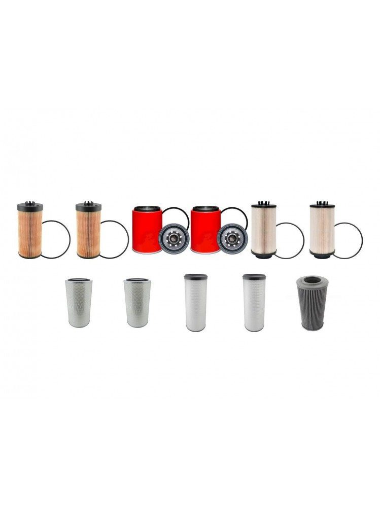 KRONE BIG X 1000 Filter Service Kit w/MERCEDES OM460LAX2 Eng.   YR  2008