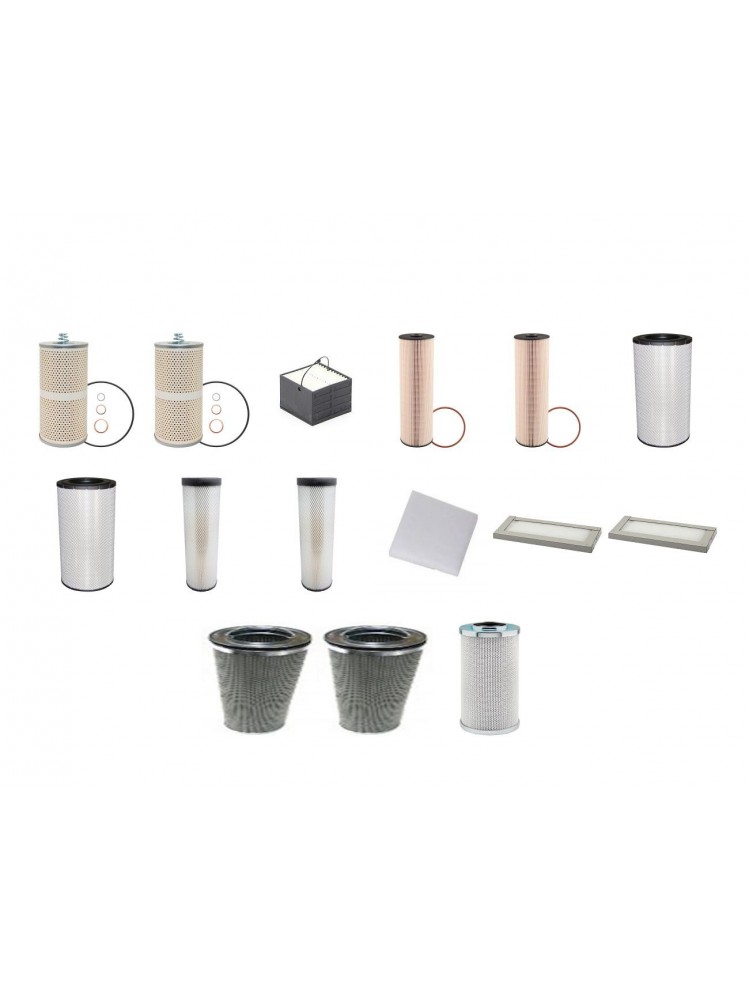 LIEBHERR HS 875 HD Filter Service Kit w/MAN D2842LE103 Eng.