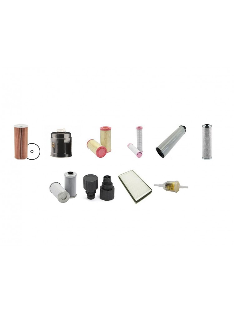 LINDE H 25 D Filter Service Kit w/VW  Eng. SN  H2X392R00100- YR  2004-