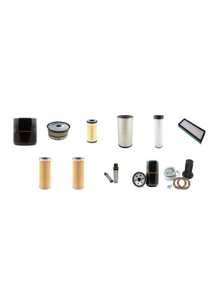 MANITOU MT 1235 S TURBO SERIE 4-E3 Filter Service Kit w/Perkins 1104D-44TA Eng.   YR  2010-