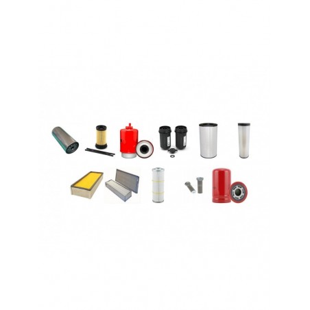 MASSEY FERGUSON 7370 BETA Filter Service Kit w/SISU 84AWI708 Eng. YR 2012-