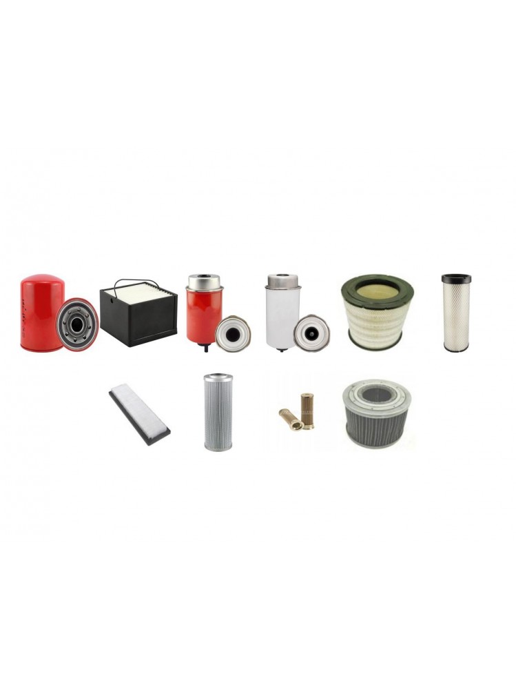 MASSEY FERGUSON 8280 XTRA Filter Service Kit w/SISU 645DSBAE Eng.