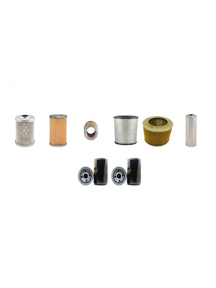 NAGANO NUZ 090 D Filter Service Kit w/Mitsubishi S3L2 Eng.   YR  2009-