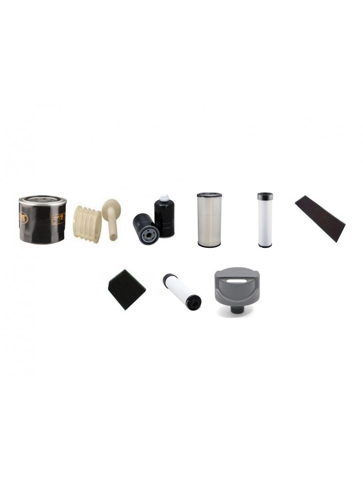 NEUSON 6503 RDV/WD Filter Service Kit w/Yanmar 4TNV98-ZVNS Eng. SN  AH00611- YR  2008-