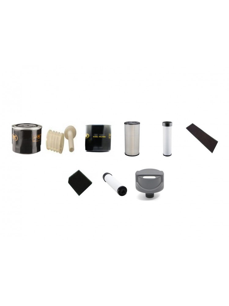 NEUSON 8003 SMALL TURN Filter Service Kit w/Yanmar 4TNV98-ZVNS Eng.   YR  2008-