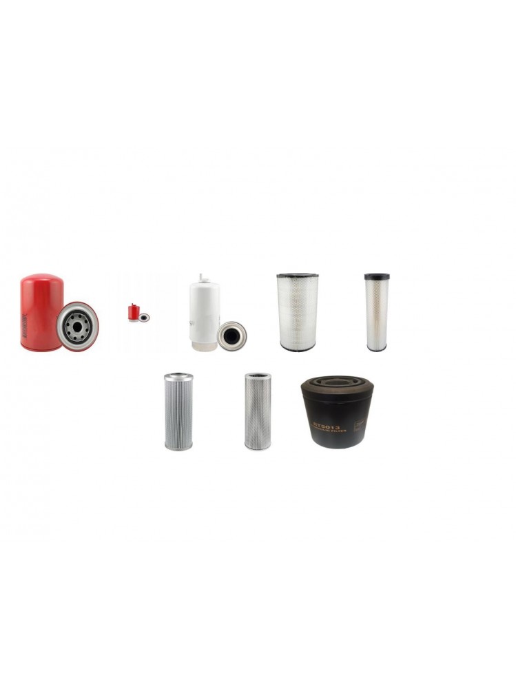 NORCAR-LOGSET 8 H Filter Service Kit w/SISU 74ETA Eng.