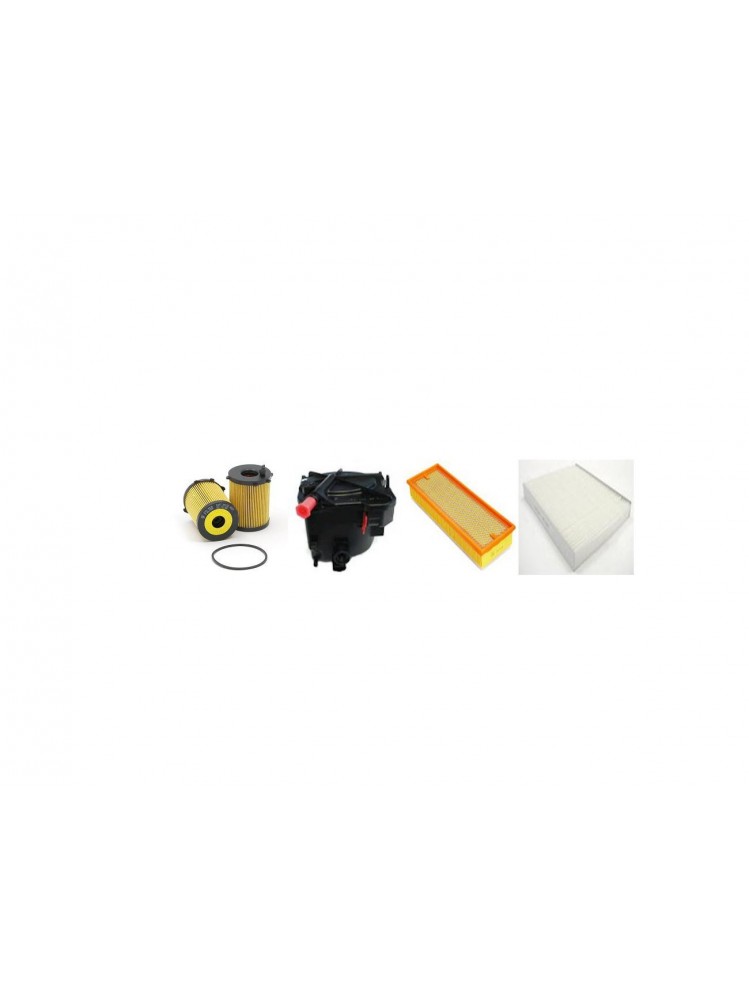 PEUGEOT VU/LT/LW PARTNER 1.6 HDI 75 Filter Service Kit w/ DV6ATED4 Eng.   YR  09.05-02.08 75 CH