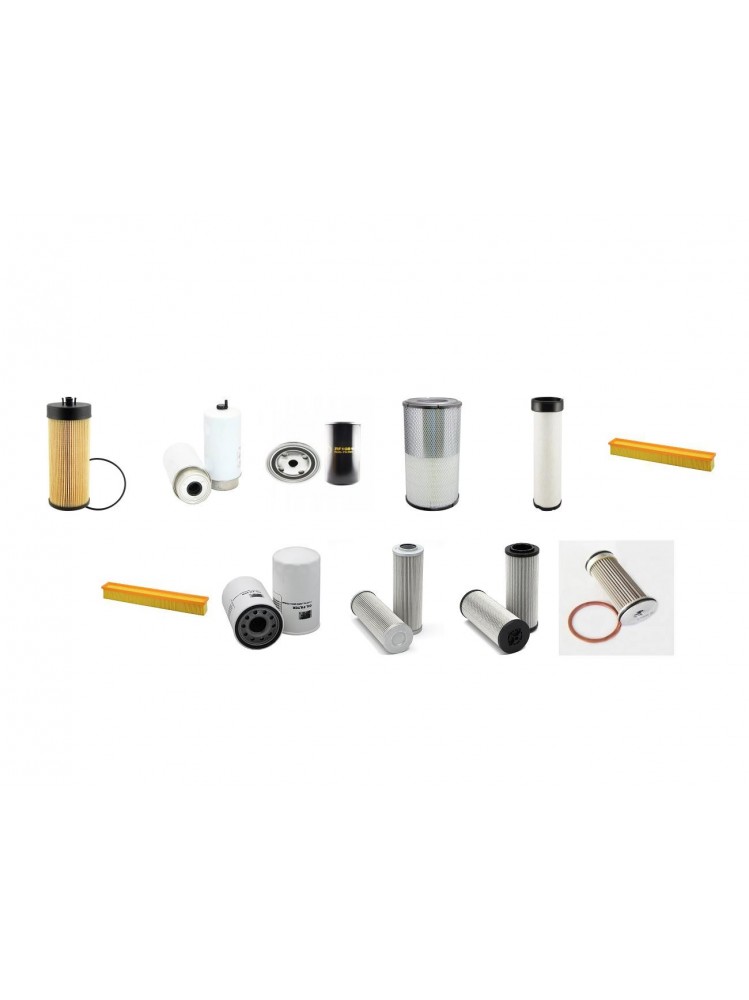 SAME IRON 160 HILINE DCR Filter Service Kit w/Deutz TCD2012L06 Eng.   YR  2009-